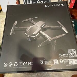Black Foldable Drone with Camera